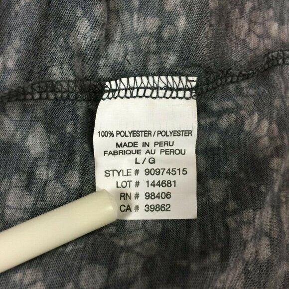 Theory Tank Top Womens L Floral Cowl Drape Neck Casual Workwear Office - Picture 12 of 12